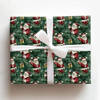 Shiraz for Santa - Gift Wrap for Christmas, Holidays Wrapping Paper, Christmas Wrapping Paper