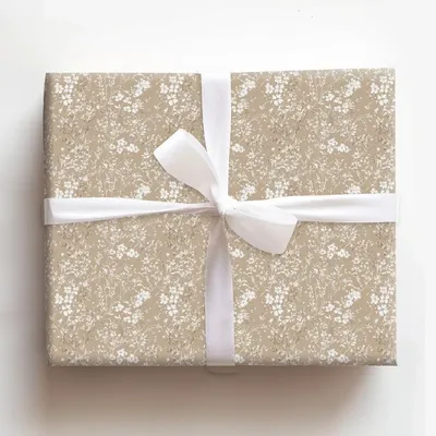 Birch Blossom - Gift Wrap for Christmas, Holidays Wrapping Paper, Christmas Wrapping Paper