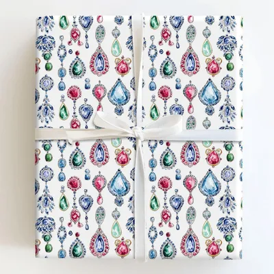 Diamond Season - Gift Wrap for Christmas, Holidays Wrapping Paper, Christmas Wrapping Paper