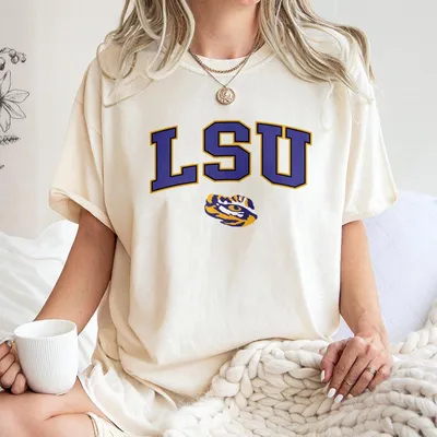 Lsu Tigers Campus T-Shirt Classic Front Mascot Graphic T-Shirt Game Day College Spirit T-Shirt For Men