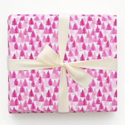 Forest Pastel - Gift Wrap for Christmas, Holidays Wrapping Paper, Christmas Wrapping Paper