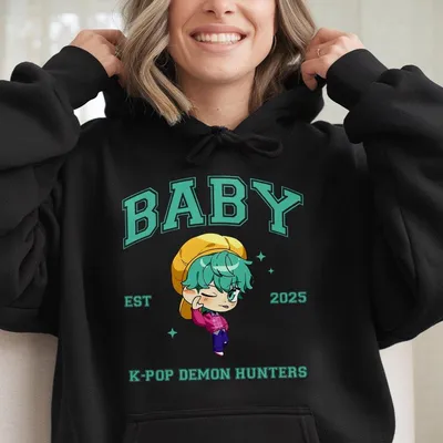 Sajaboys Hoodie Kpop Demon Hunter Hoodie Gift For Kpop Fans Demon Hunters Hoodie Jinu Baby Abby Romance Mystery Saja Boys