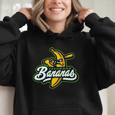 Savannah Bananas Hoodie Unisex Hoodie For Baseball Fans Sporty Graphic Design For Casual Game Day Wear Sweat