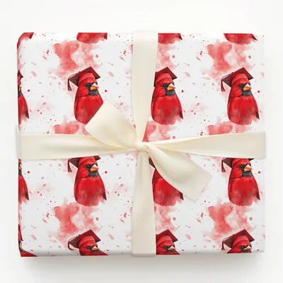 Ready in Red - Gift Wrap for Christmas, Holidays Wrapping Paper, Christmas Wrapping Paper