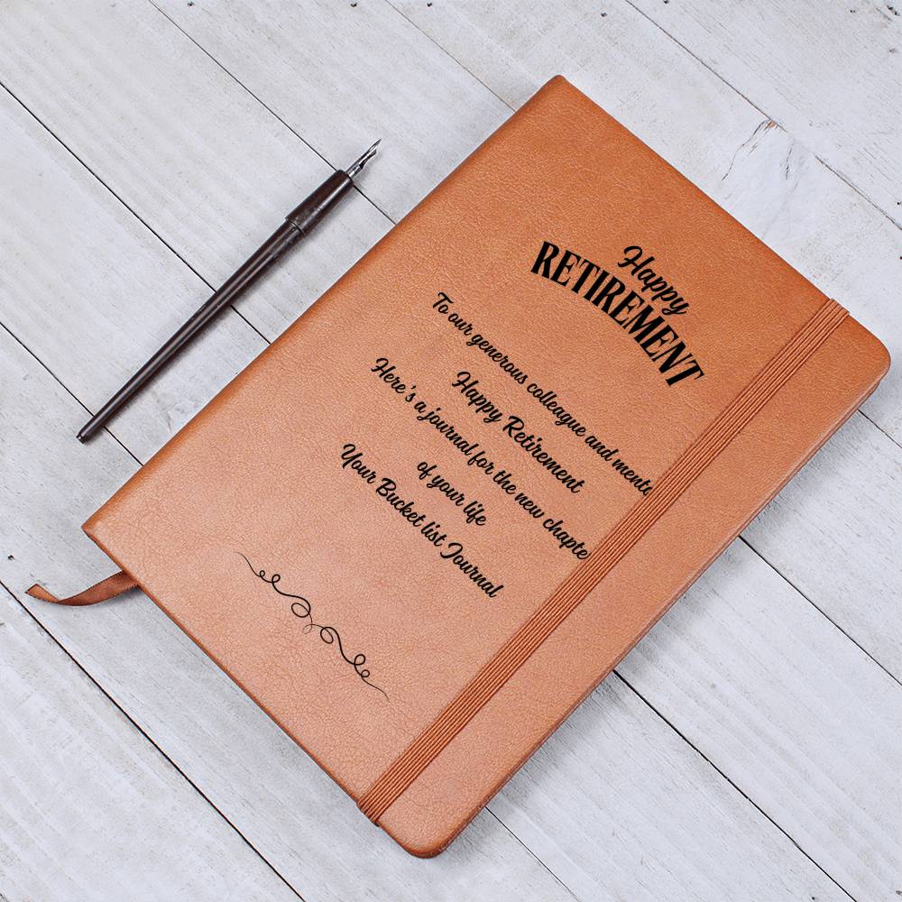 Happy Retirement Bucket list journal - Graphic Journal