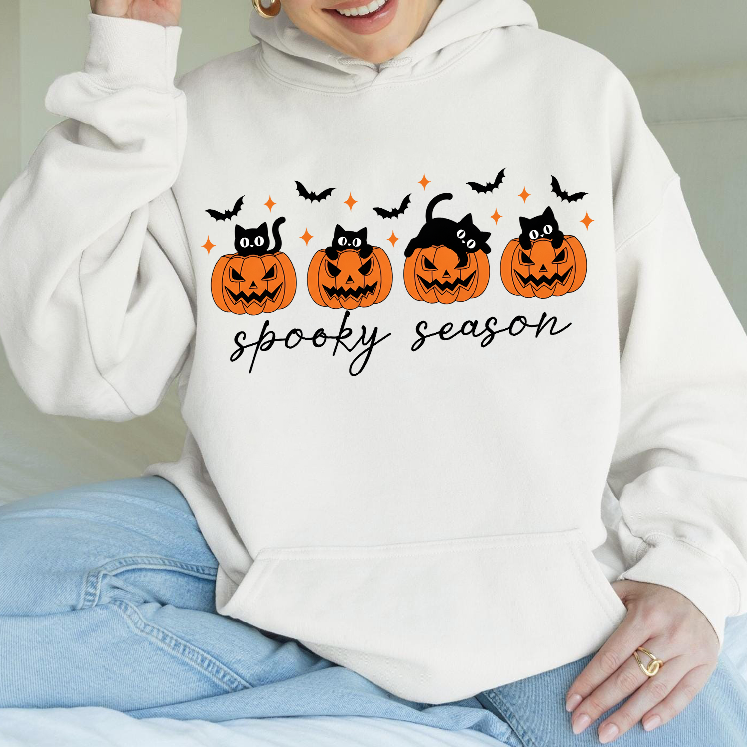 Pumpkin Halloween Hoodie – Fun Spooky Season Unisex