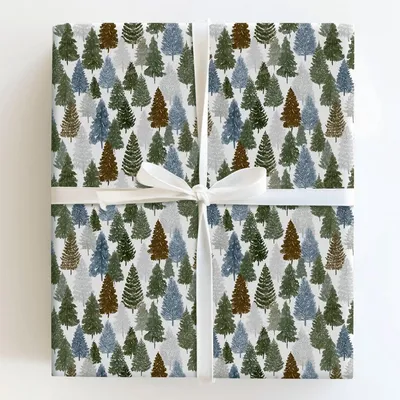 Alpine Grove - Gift Wrap for Christmas, Holidays Wrapping Paper, Christmas Wrapping Paper