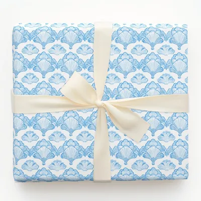 Neptune Ruffle - Gift Wrap for Christmas, Holidays Wrapping Paper, Christmas Wrapping Paper