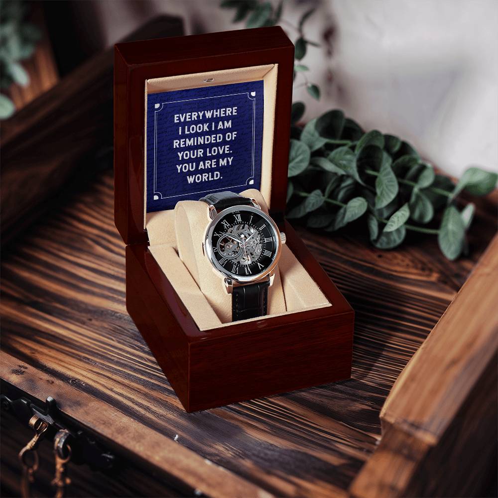 Everywhere I Look - Men's Openwork Watch