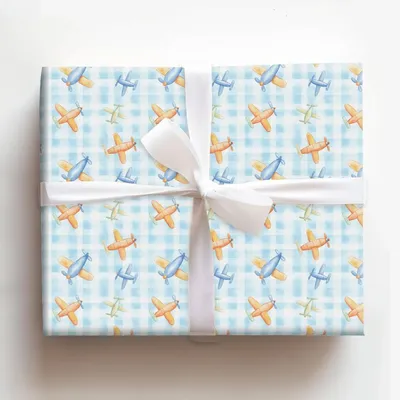 Smooth Landing - Gift Wrap for Christmas, Holidays Wrapping Paper, Christmas Wrapping Paper