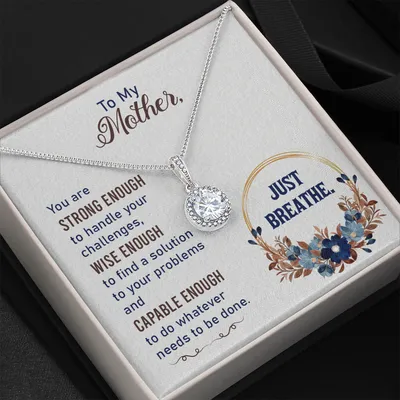 Eternal Hope Necklace, Birthday Gift For Mother, Mother Gift Necklace,  Gift for Mom, Mother Jewelry, Meaningful Mother Gift