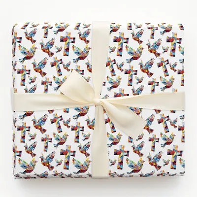 Promised Peace - Gift Wrap for Christmas, Holidays Wrapping Paper, Christmas Wrapping Paper