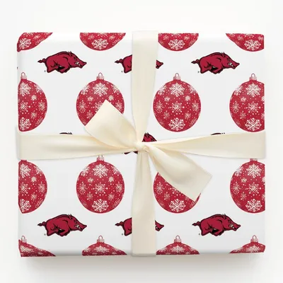 Razorback Ornament - Gift Wrap for Christmas, Holidays Wrapping Paper, Christmas Wrapping Paper