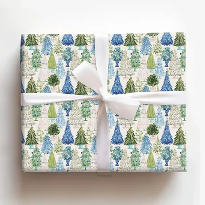 Twinkle Grove - Gift Wrap for Christmas, Holidays Wrapping Paper, Christmas Wrapping Paper