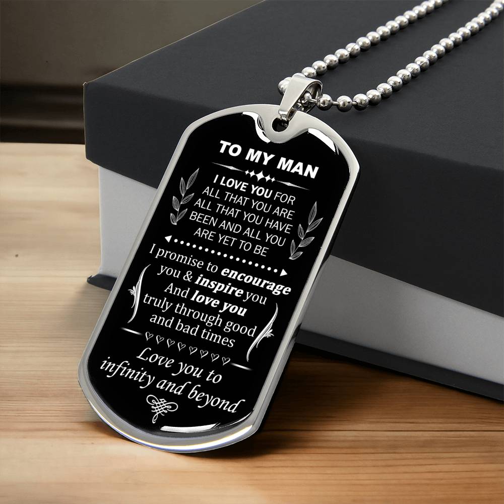 Gift For Your Man - All That You Are - Dog Tag - Army Tag Necklace, Dog Tag