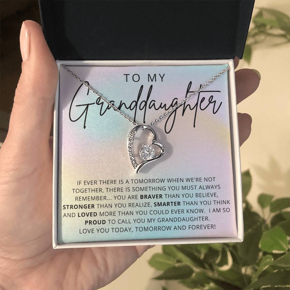 To My Granddaughter - Always Remember Necklace