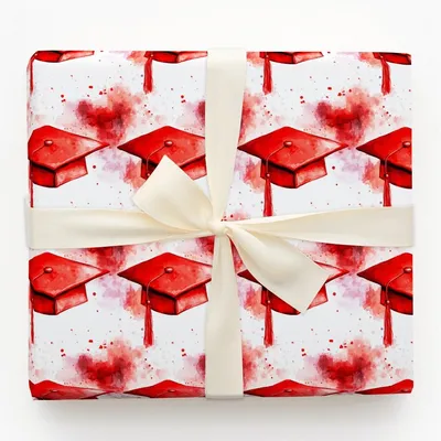 Hats Off To You - Gift Wrap for Christmas, Holidays Wrapping Paper, Christmas Wrapping Paper