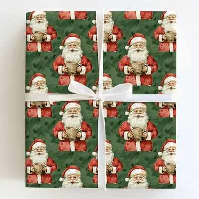 Cup of Cocoa - Gift Wrap for Christmas, Holidays Wrapping Paper, Christmas Wrapping Paper