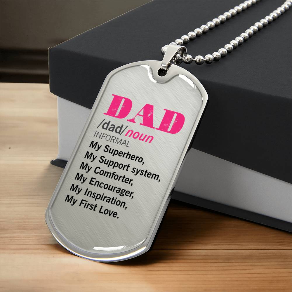 Necklace For Dad Wiki - Army Tag Necklace, Dog Tag