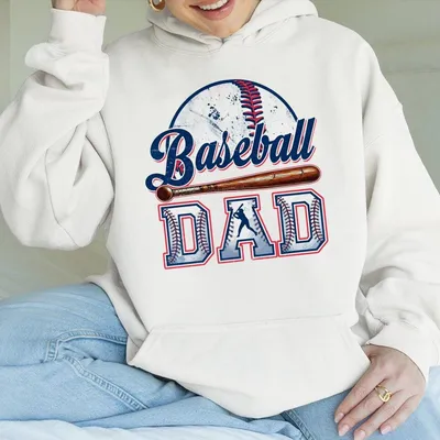 Retro Baseball Dad Hoodie Gift For Dad Vintage Baseball Dad Game Day Hoodie Sport Dad Father S Day Gift Baseball Dad Life