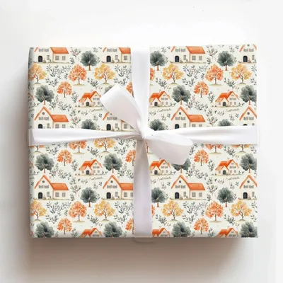 Home Is Where Your Mom Is - Gift Wrap for Christmas, Holidays Wrapping Paper, Christmas Wrapping Paper