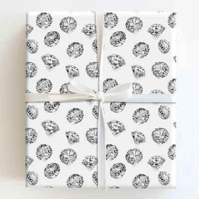 Girls Best Friend - Gift Wrap for Christmas, Holidays Wrapping Paper, Christmas Wrapping Paper