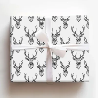 Born to Roam - Gift Wrap for Christmas, Holidays Wrapping Paper, Christmas Wrapping Paper