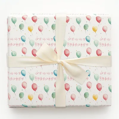Happy Birthday - Gift Wrap for Christmas, Holidays Wrapping Paper, Christmas Wrapping Paper