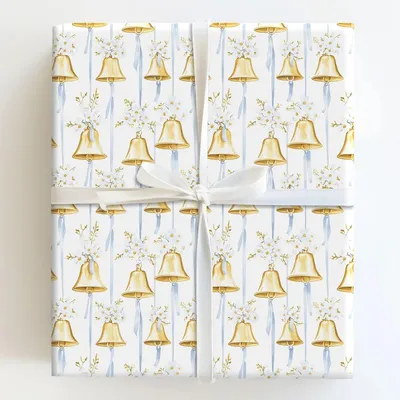 Chime After Chime - Gift Wrap for Christmas, Holidays Wrapping Paper, Christmas Wrapping Paper