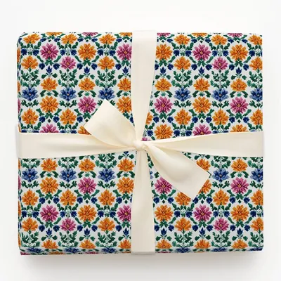 Woven Whimsy - Gift Wrap for Christmas, Holidays Wrapping Paper, Christmas Wrapping Paper