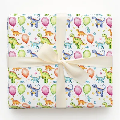 Dino Doyle - Gift Wrap for Christmas, Holidays Wrapping Paper, Christmas Wrapping Paper