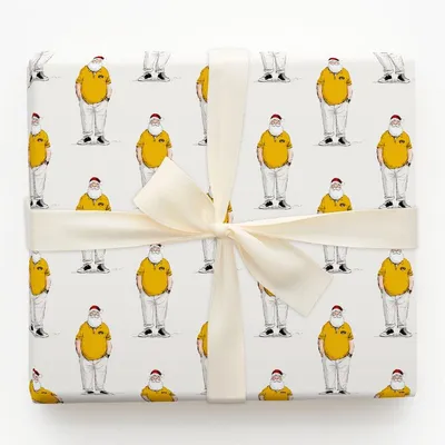 Mizzou Santa Polo - Gift Wrap for Christmas, Holidays Wrapping Paper, Christmas Wrapping Paper