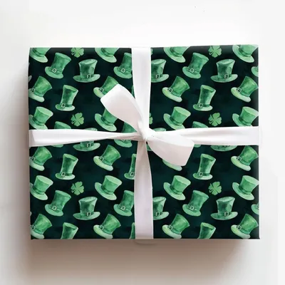 Charmingly Irish - Gift Wrap for Christmas, Holidays Wrapping Paper, Christmas Wrapping Paper