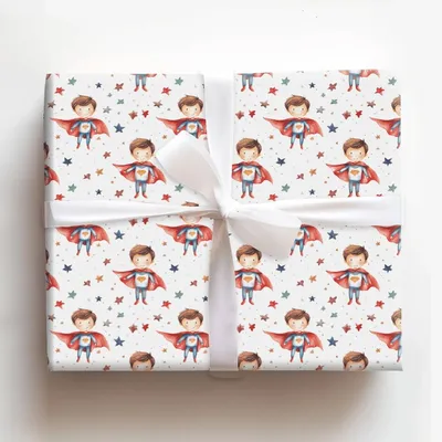 Saving the Cake One Bite at a Time - Gift Wrap for Christmas, Holidays Wrapping Paper, Christmas Wrapping Paper