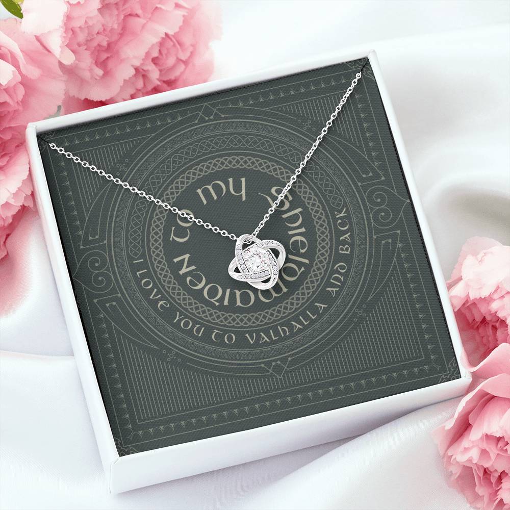 To My Shieldmaiden - Love Knot Necklace