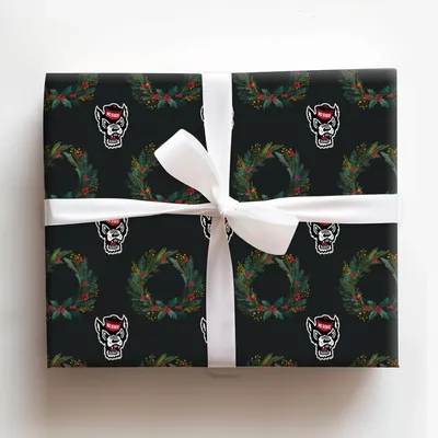 NCS Wreath - Gift Wrap for Christmas, Holidays Wrapping Paper, Christmas Wrapping Paper