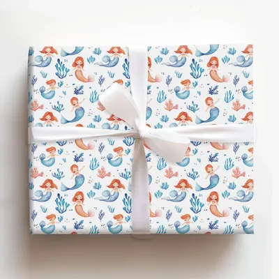 Tidal Twinkle - Gift Wrap for Christmas, Holidays Wrapping Paper, Christmas Wrapping Paper