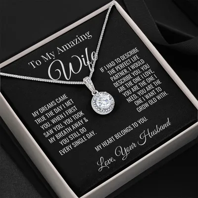 Wife Eternal Love Valentine's Necklace