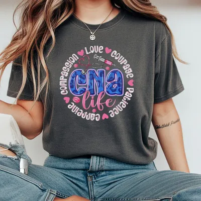 Cna T-Shirt Certified Nurse Assistant T-Shirt Nurse Gift Nurse T-Shirt Nurse Quote T-Shirt Strong Compassionate T-Shirt Loyal T-Shirt