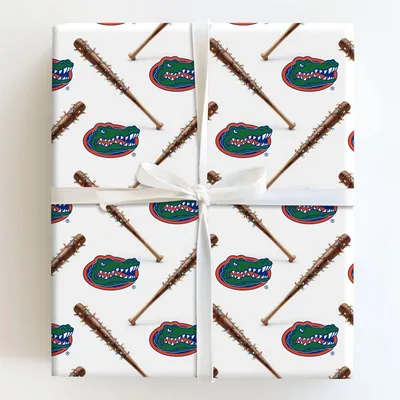 Christmas at the Gators Ballpark - Gift Wrap for Christmas, Holidays Wrapping Paper, Christmas Wrapping Paper