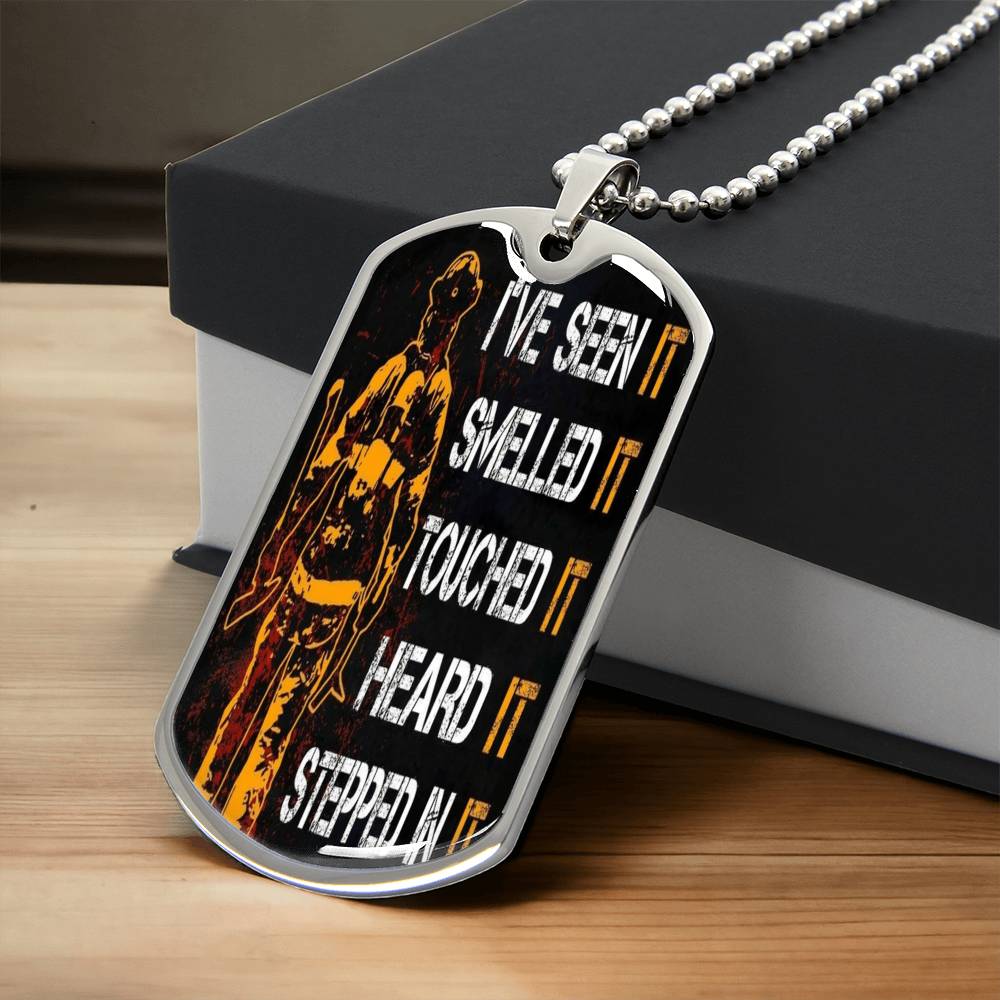 Firefighter Chain - Army Tag Necklace, Dog Tag