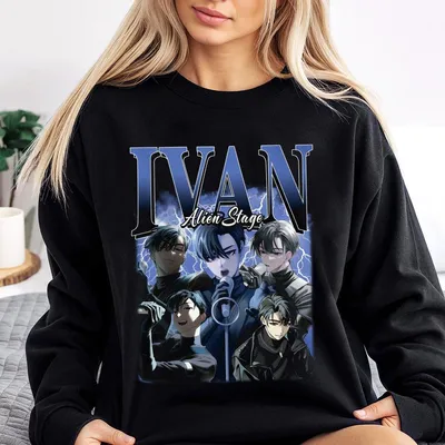 Ivan Alien Stage Bootleg Retro Vintage Sweatshirt Alien Stage Sweatshirt Trendy Graphic Sweatshirt Funny Meme Sweatshirt Ivan Alien Stage