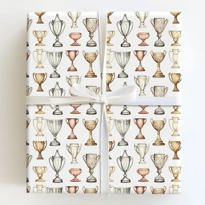 Winner Winner - Gift Wrap for Christmas, Holidays Wrapping Paper, Christmas Wrapping Paper