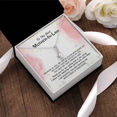 Gift For Mother-In-Law - My Life Is Filled With More Joy 3 - Alluring Alluring Beauty Necklace