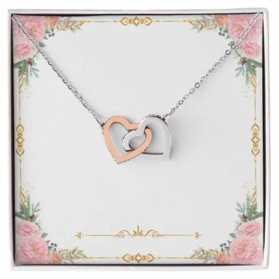 Mother'S Day Interlocking Hearts Necklace