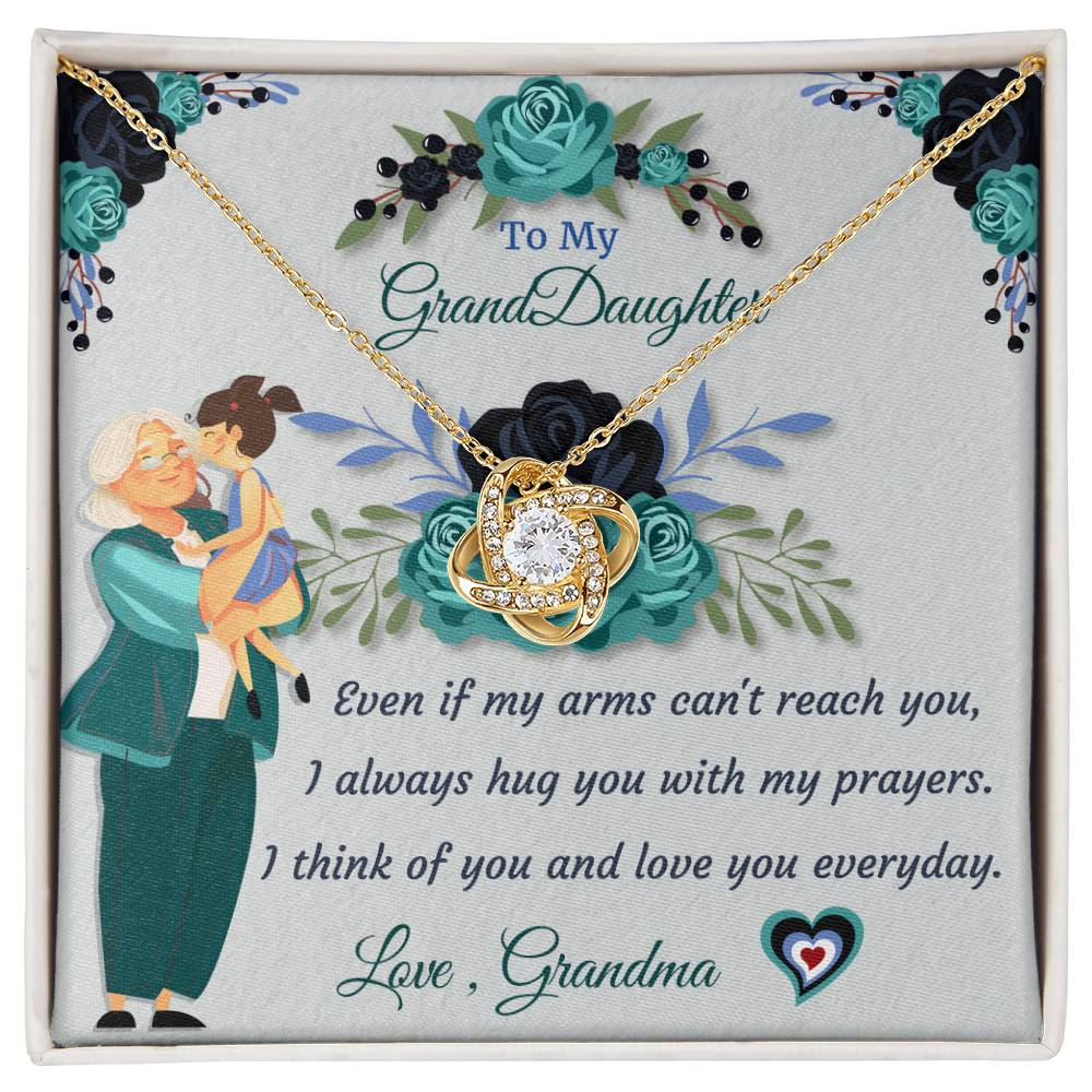 Best Gift Card for My Granddaughter - Gorgeous Love Knot Necklace