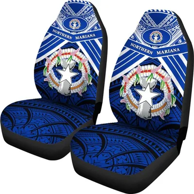 Northern Mariana Islands Rugby Car Seat Covers Spirit CNMI