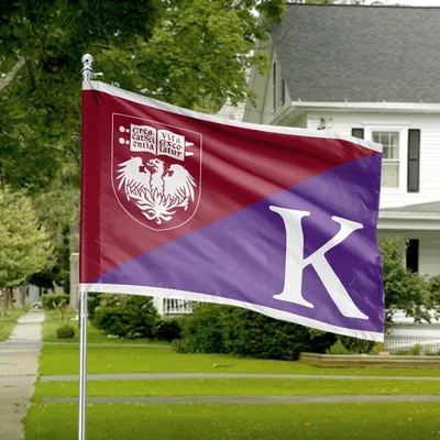 House Divided Horizontal House Flag, Split College Colors Design, School Rivalry Home Decor, Family Spirit Outdoor Flag Horizontal House Flag