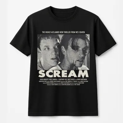 Scream Vintage Halloween T-Shirt Halloween Gift Billy Loomis T-Shirt Horror Movie T-Shirt Spooky Season T-Shirt Halloween Party