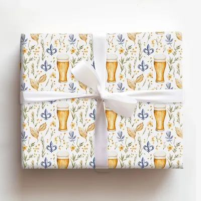 Brewdat - Gift Wrap for Christmas, Holidays Wrapping Paper, Christmas Wrapping Paper